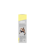 Sunwarrior nutrition label with fitness image, highlighting plant-based wellness and hydration benefits.