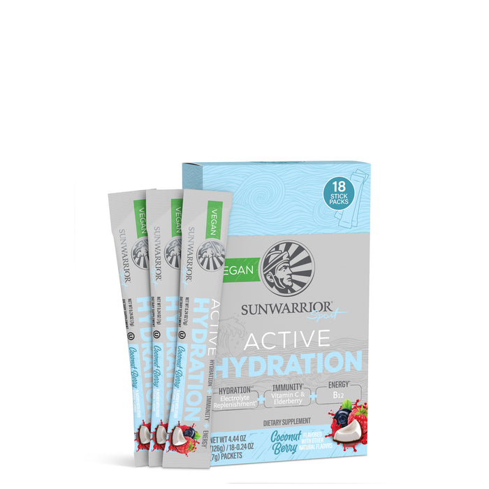 Active Hydration 18 Sticks - Coconut Berry Vitamins & Supplements Sunwarrior 18 Servings