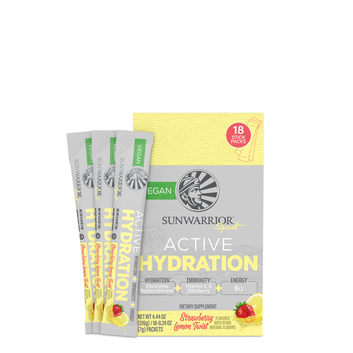 Active Hydration 18 Sticks - Strawberry Lemon Twist Vitamins & Supplements Sunwarrior