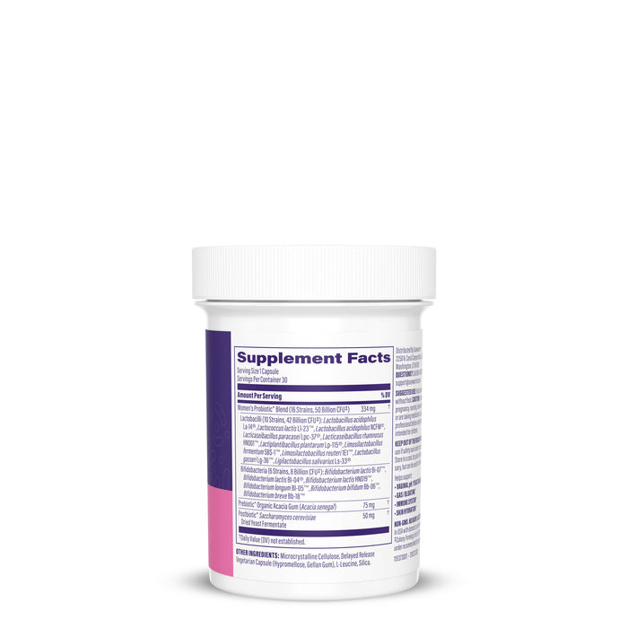 Active Women's Probiotic Capsules Vitamins & Supplements Sunwarrior