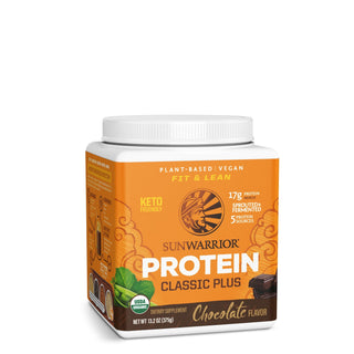 Classic Plus Protein Powder - Chocolate Plant-based Protein Sunwarrior 15 Servings