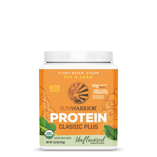 Classic Plus Protein Powder - Unflavored Plant-based Protein Sunwarrior