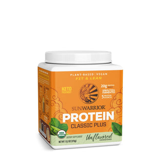 Classic Plus Protein Powder - Unflavored Plant-based Protein Sunwarrior 15 Servings