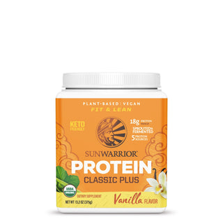 Classic Plus Protein Powder - Vanilla Plant-based Protein Sunwarrior