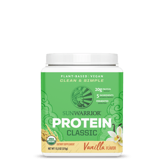 Classic Protein Powder - Vanilla Plant-based Protein Sunwarrior 15 Servings