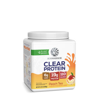Clear Protein Peach Tea Plant-based Protein Sunwarrior 15 Servings