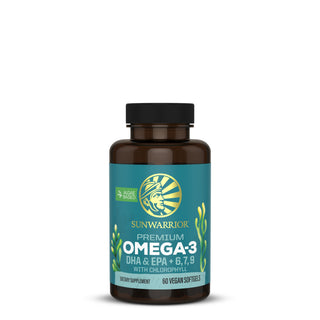 Premium Omega-3 | Vegan DHA & EPA Vitamins & Supplements Sunwarrior 30 Servings