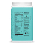 Sunwarrior Slim Collagen Boost container with a blue label and white cap on a white background