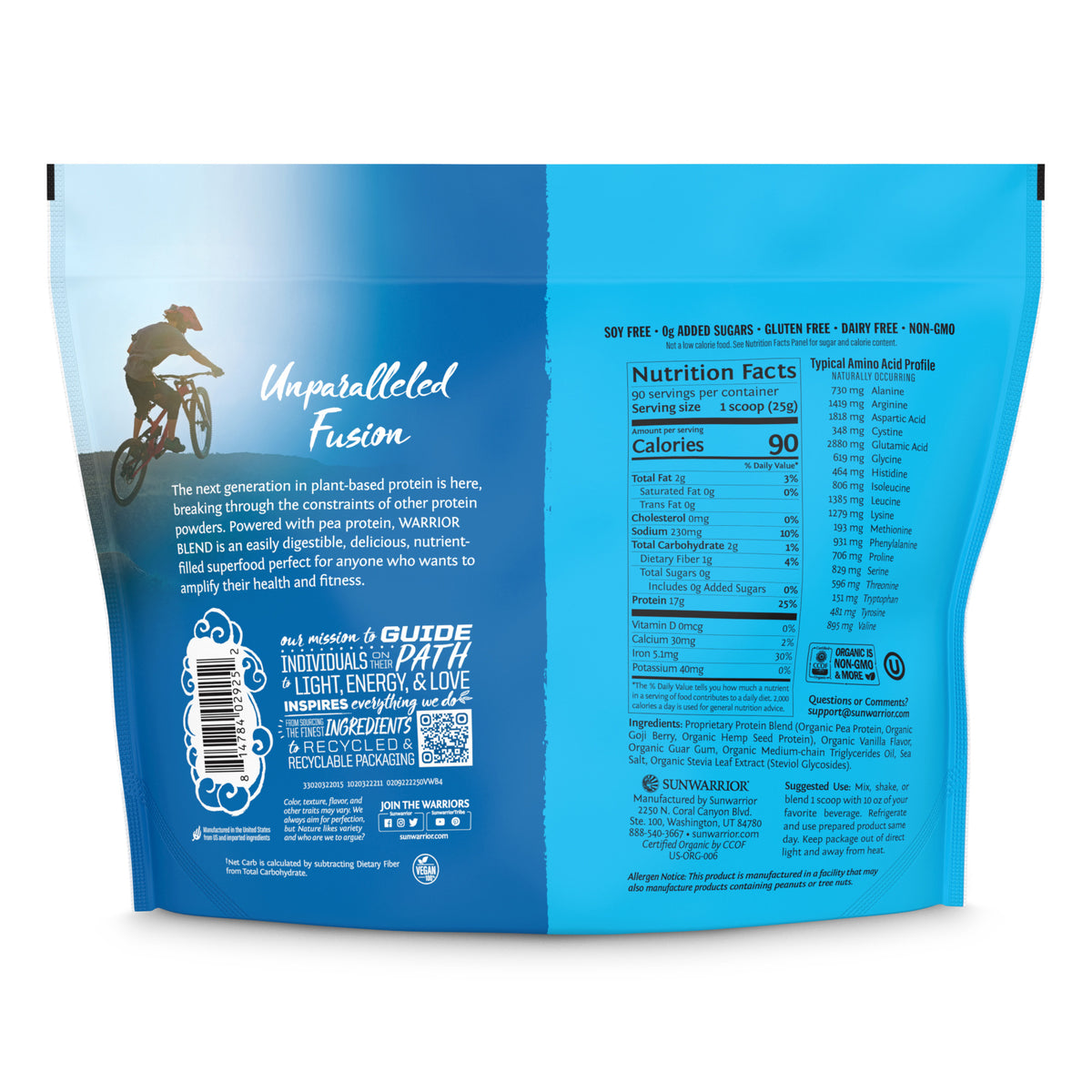WarriorBlend 2250g Van Back