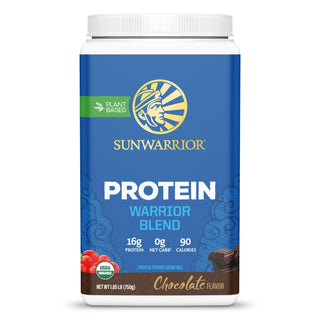 Warrior Blend Organic Protein - Chocolate Plant-based Protein Sunwarrior