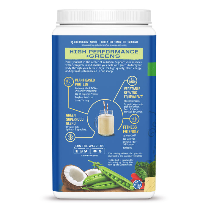 Warrior Blend Greens 750g Vanilla Left