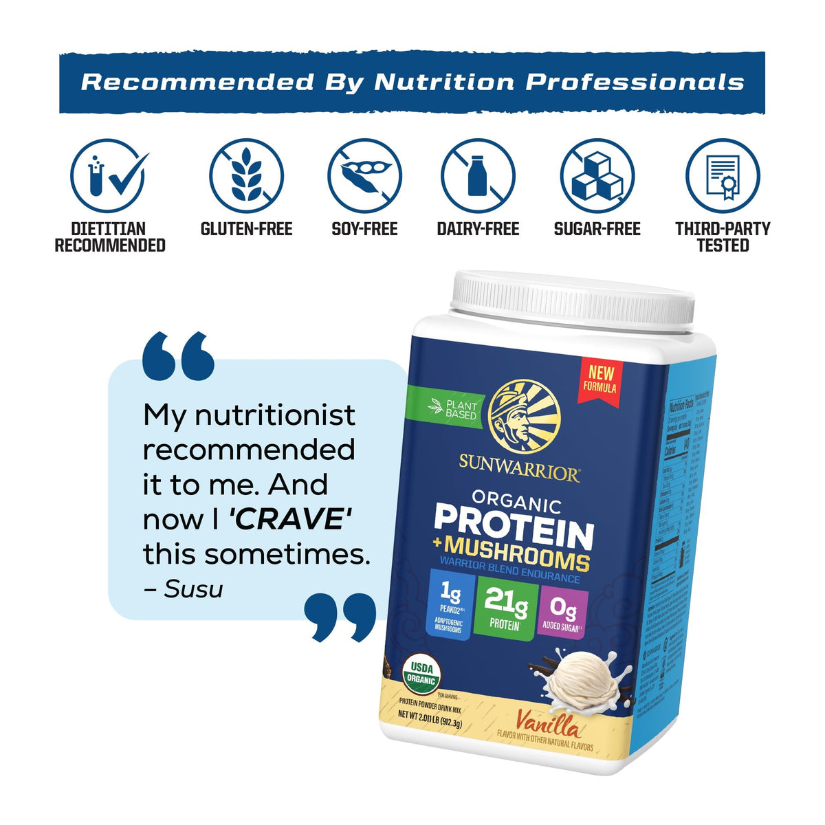 ORGANIC PLANT BASED PROTEIN POWDER Plant-based Protein Sunwarrior