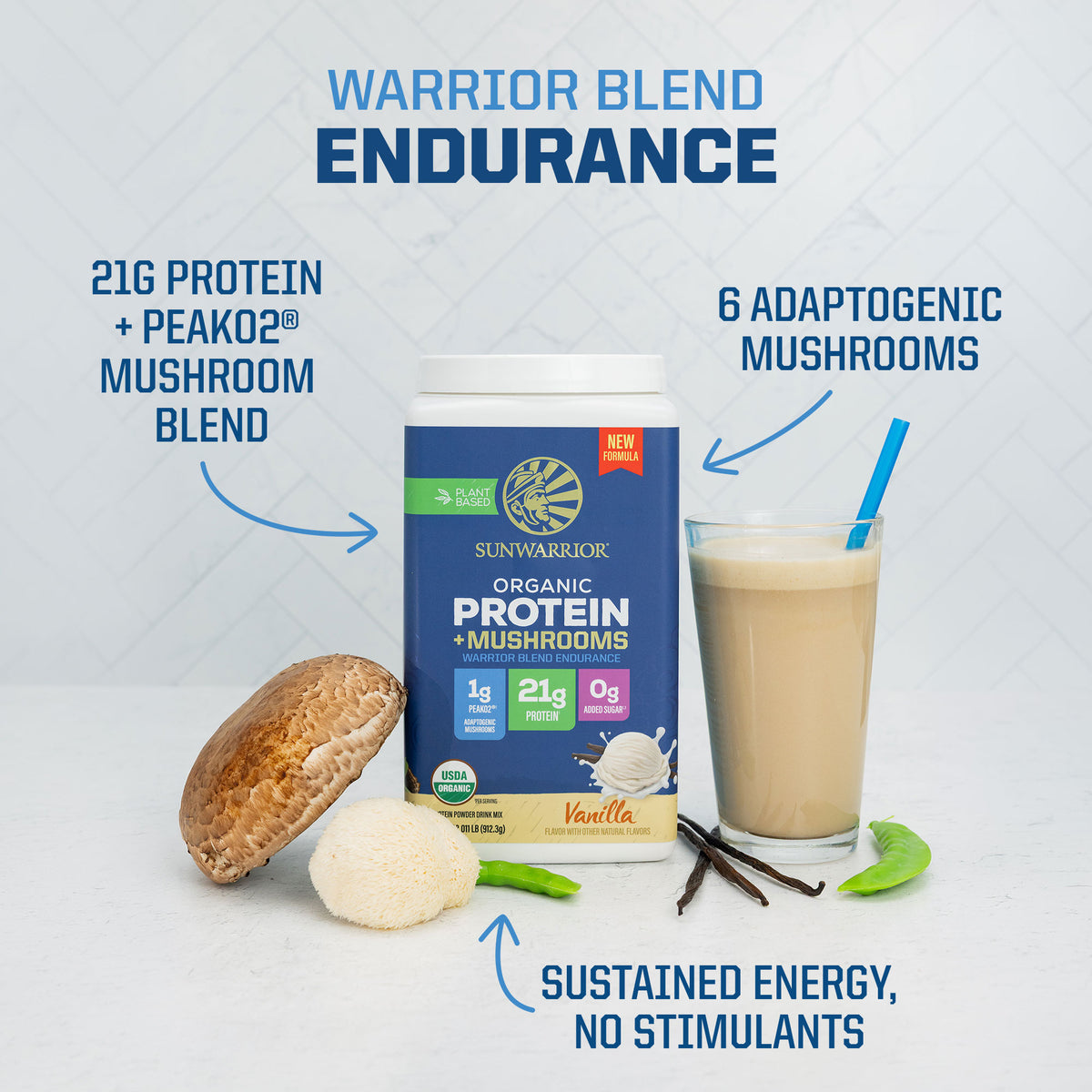 ORGANIC PLANT BASED PROTEIN POWDER Plant-based Protein Sunwarrior