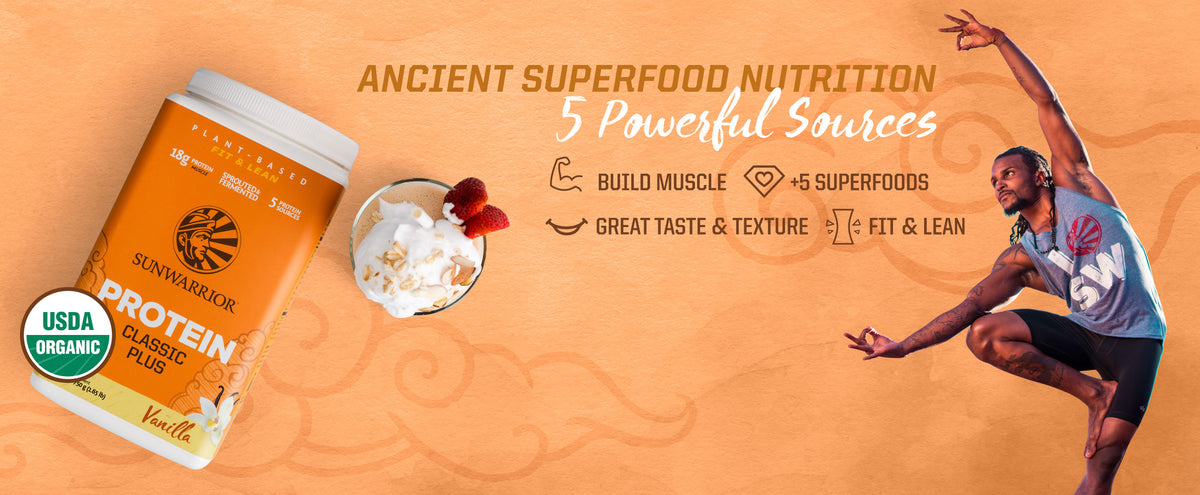 Classic Plus Protein Powder - Vanilla - Life style banner image desktop