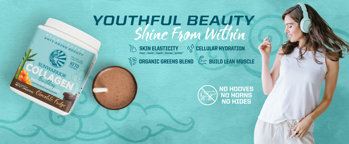 Collagen Building Protein Peptides Tahitian Vanilla - Life style banner image desktop