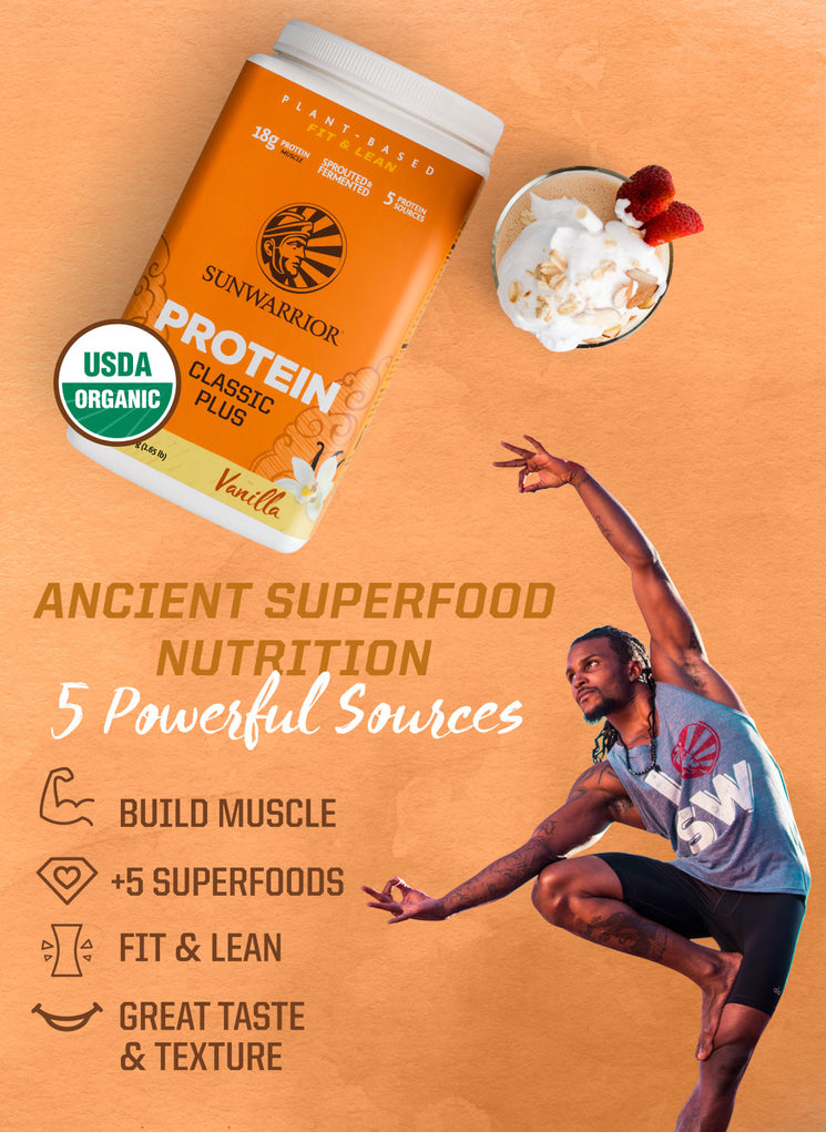 Classic Plus Protein Powder - Vanilla - Life style banner image mobile