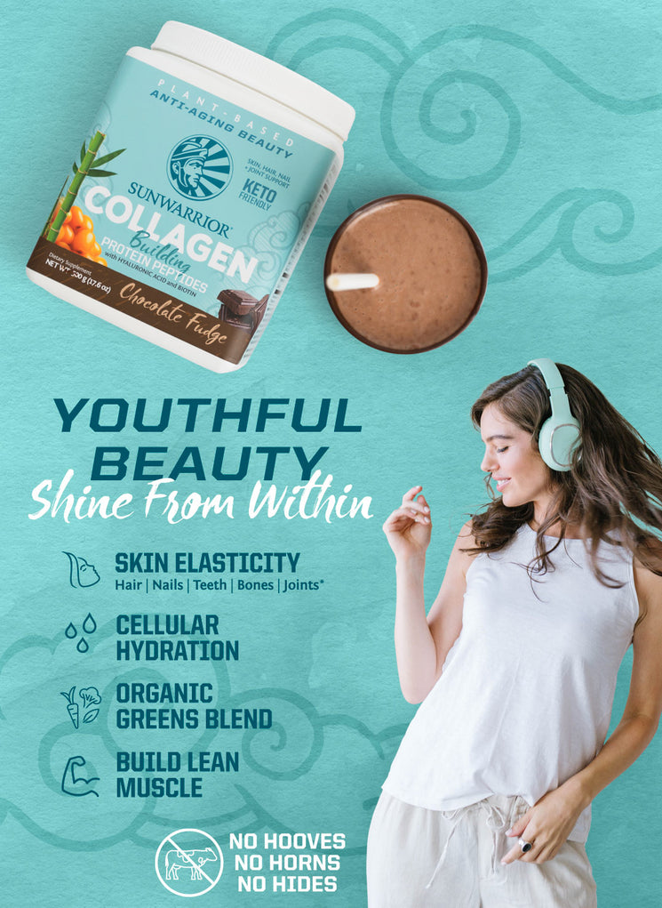 Collagen Building Protein Peptides Tahitian Vanilla - Life style banner image mobile