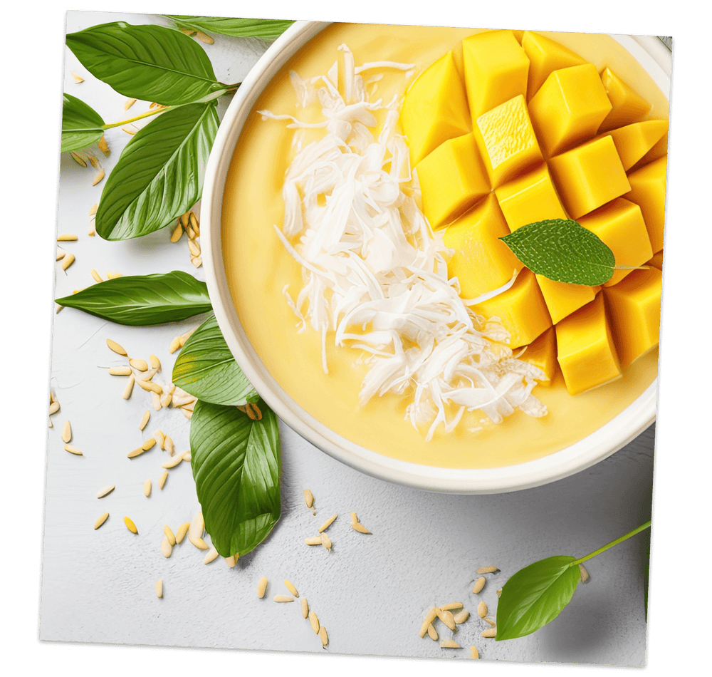 smoothie mango peach