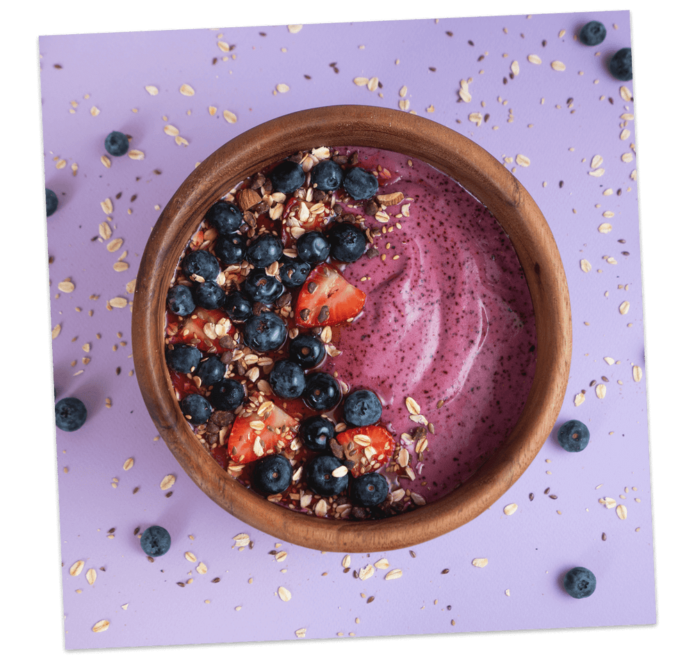 smoothie vanilla blueberry