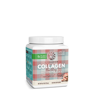 Collagen Building Protein Peptides Peppermint Bark - 7 Servings Plant-based Protein Sunwarrior 7 Servings